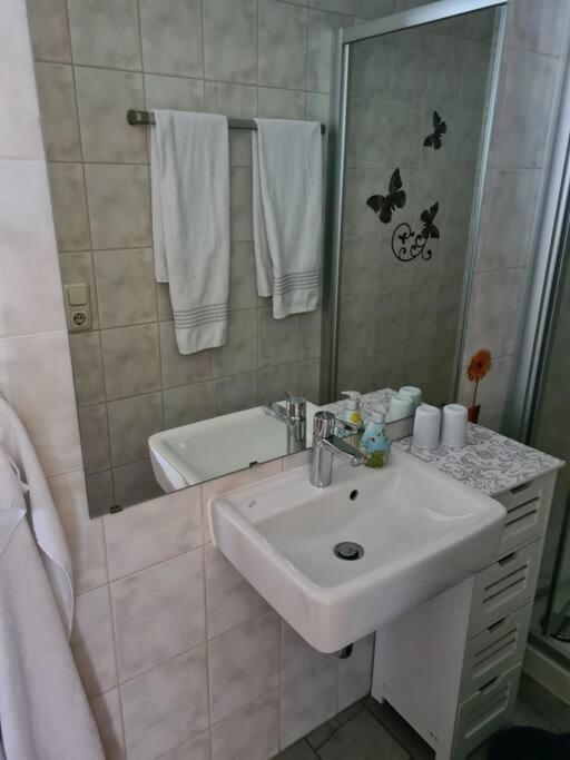 Gemuetliche Ferienwohnung Am Waldrand Elgersburg Exterior foto