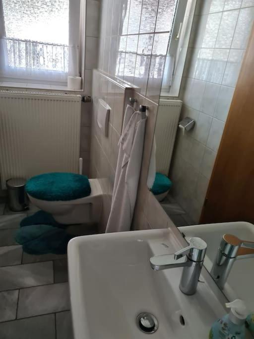 Gemuetliche Ferienwohnung Am Waldrand Elgersburg Exterior foto